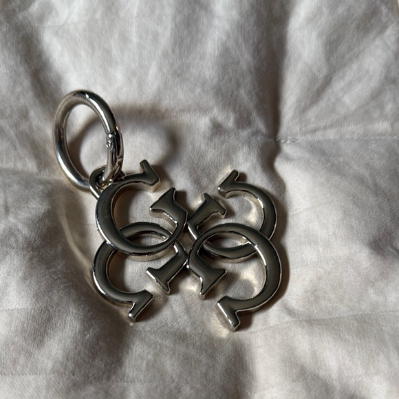 Guess (?) Silver Keychain - Picture 1 of 1
